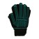 Gloves Kh/B Grade 10 6 threads size 9 PVC tread Greengo black weight 50 g. Kit