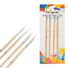 Set of brushes stitch 4 pieces: No. 1, 2, 3, 4, round