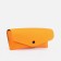 Case for glasses on the button, color orange