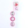 Stickers with a sticky layer of 4 blocks of 20 liters "cat"