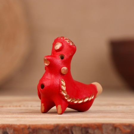 Abashevskaya toy "Pava", 5x3x5 cm, Vorozheikin V.A.-4