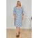 Women's dress, size 74, blue color