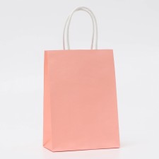 Craft pink package, round handle, 15 x 21 x 8 cm, 120 g