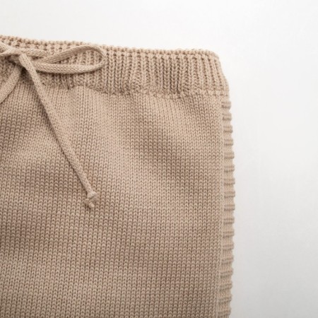 Knitted crumb set "Trendy" growth 74-80 cm, beige color-6