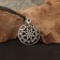 Amulet "Alatyr", metal pudter, art casting, d = 2 cm