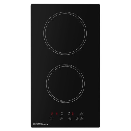 Hob Homsair Hi32ABK, induction, 2 burners, sensor, black