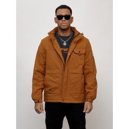 Sports male jacket, size 48, mustard color