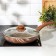 Deep pan Kantry, D = 26 cm, plastic handle, glass cover, anti -stick coating, burgundy color