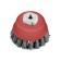 Cup brush KWB, D = 66 mm, twisted wire d = 0.5, mount M14, HSS steel