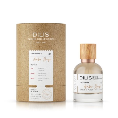 Women's perfume Dilis Niche Collection Amber Rouge, 50 ml