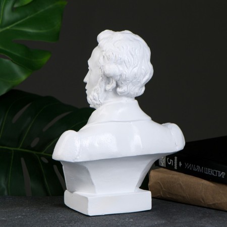 Bust Pushkin A.S., White 20x26cm-2