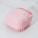 Silicone brush with a capacity for soap of a share, color mix