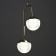 Lamp Bayerlux "Jaso" 2hLED 40W gold 23x12x43 cm