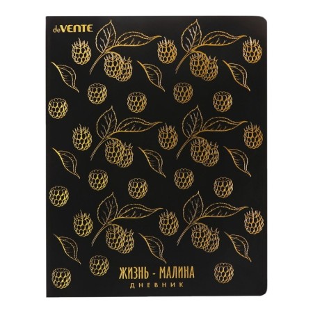 Universal diary for grade 1-11 "Life - Raspberry", solid cover, artificial leather, embossing foil, liesse, 80 g/m2