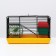 Mini cell for rodents "Pijon" No. 2, equipped, 27 x 15 x 16 cm, yellow