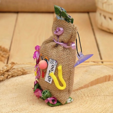 Amulet-domic "money bag", 15x7x5 cm, mix-2
