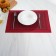 Serving napkin on the table "Window", 45 × 30 cm, red color