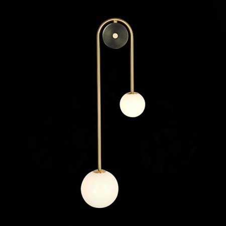 Wall lamp ST LUCE. SL1202.201.02. Adige. 2x40 watts, E27, 22x70 cm, golden color-1