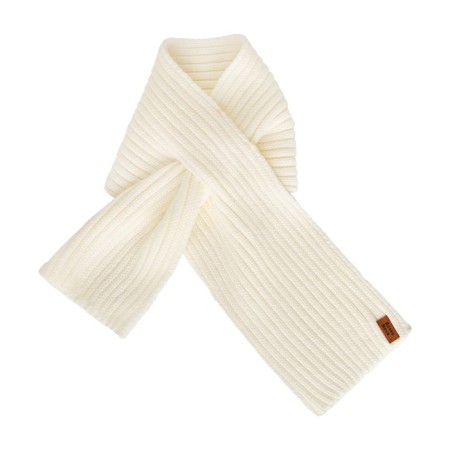 Children's cut scarf, milk color-1