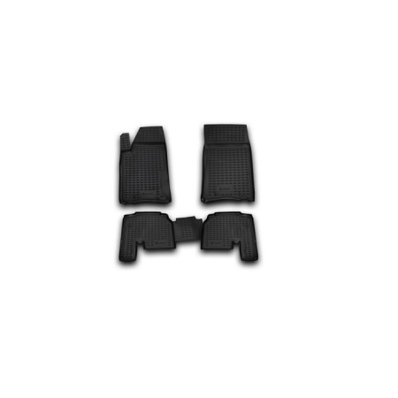 Rugs in the Ssang Yong Actyon 2006-2016 salon, 4 pcs. (polyurethane)