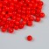 A set of plastic beads "Astra" 6 mm, 20 g (170 +/- 10pcs), red
