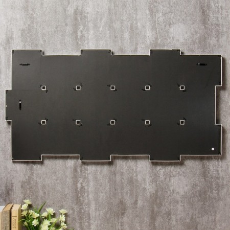 Photo frame plastic in 18 photos 10x15 cm "Genealogical tree" white 46x89.5 cm-3