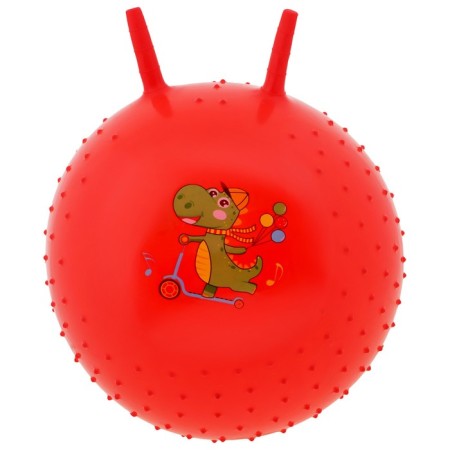 The bunch of a jump with horns "Happy Smiles", Massage, D = 45 cm, 350 g, mix-6