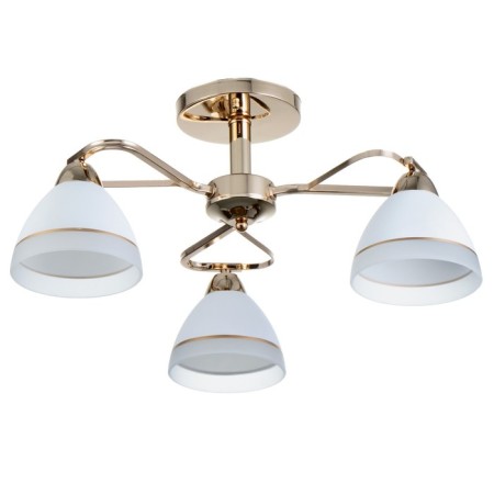 Luer "Fleur" 3he27 40W gold 57x57x25 cm Bayerlux