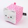 Toy soft cube "kitten", crumbs