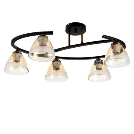 Svetogor Chase "Line" 5x60W E27 Black 68x57x26cm-1