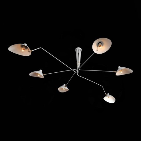 Ceiling Ceiling ST LUCE. SL305.502.06. SPRUZZO. 6x60 watts, E27, 180x180x54 cm, white color-12