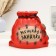 Piggy bank "Carbon bag" red 22x27cm
