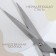 Universal scissors, 25 cm, black/blue color