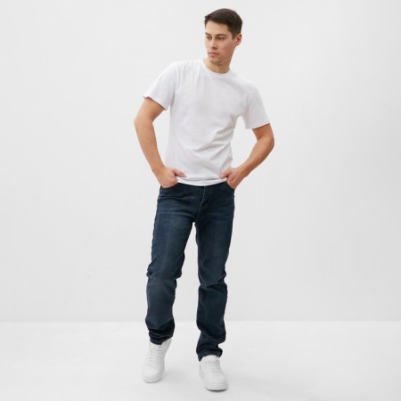 T -shirt male, white color, size 48-1