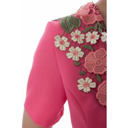 Female jacket, size 42, coral color-6