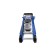 The rolling jack Kraft KT 820010, low-profile, with a rubber support, h = 80-360 mm, 2 tons