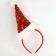 Carnival rim New Year for hair Children's "cap", red
