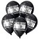 Shar Latex 12 "You can throw out", pastel, set 25 pcs., Black color