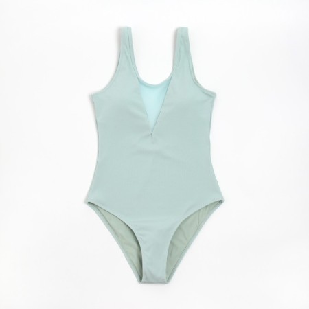 Women's swimsuit Pillow in the scar minaku plain color light green, size 48-8
