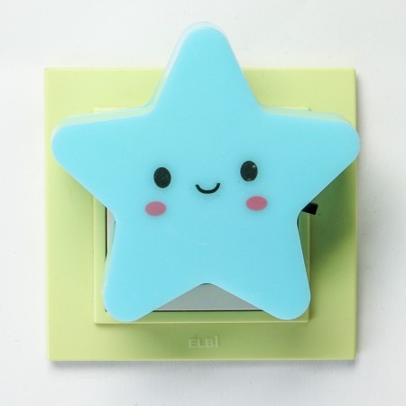 Night Plastic LED "Star" with a 220V circuit breaker mix 8x8.5x5 cm Risalux