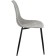 STULL OF A METAROCAC VERO Metal/Plastic, Black/Gray 47x52x84 cm