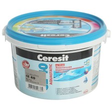Elastic water-repellent grout Ceresit CE40 Aquastatic (1-10 mm), Manhattan, 2 kg