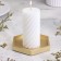 Summary "Hexagonnik. Marble" from gypsum, 9.7x1.3x1cm, gold
