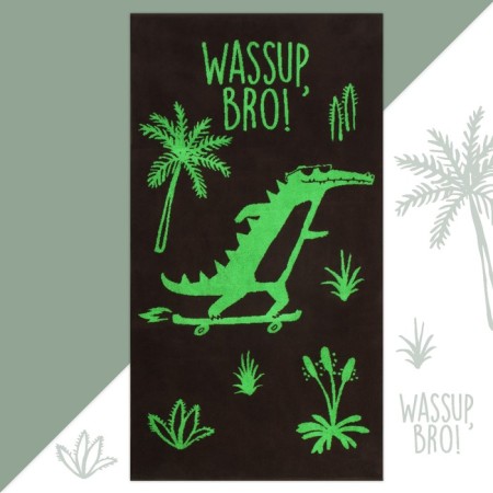 Tenle Ethel Cool Crocodile, 50x90 cm, 100% cotton, 420 g/m2