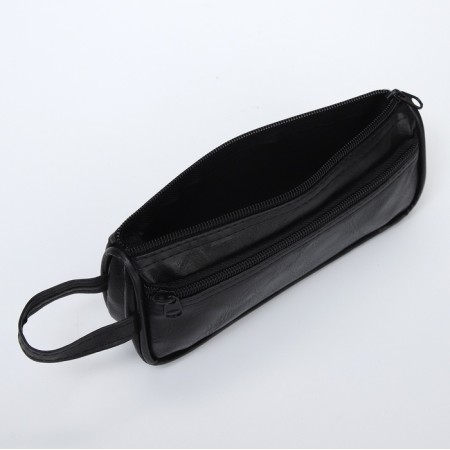 Cosmetic bag Dor units, 20.5*4.5*9, department for Meln, n/karm, black-2