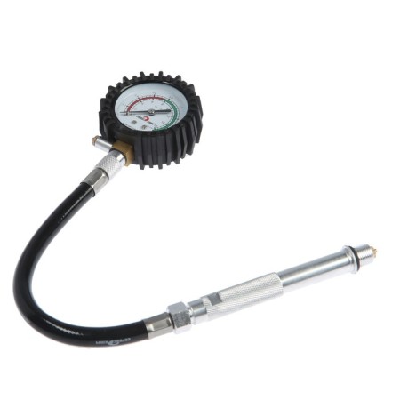 Universal compressometer with a flexible hose service key 75556, diesel/gasoline