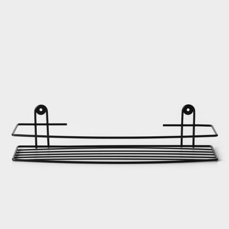 Bath shelf straight, 34 × 11.5 × 4.5 cm, black color-2