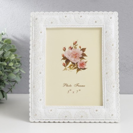 Photo frame Polystone 13x18 cm "Opener" Snow White 23x18 cm