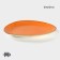 Porcelain dish for feeding Magistro "Cerera", 18 × 15.6 cm, color orange color