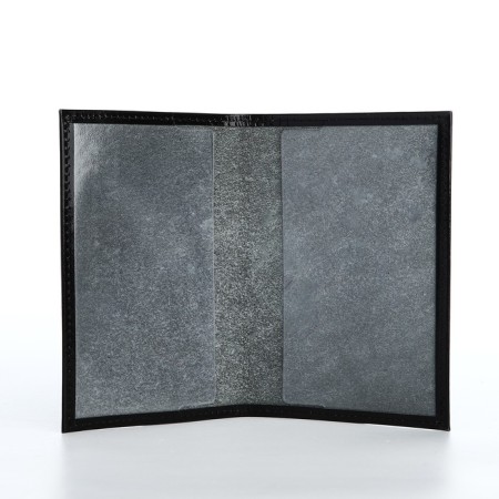 Cover for passport, black color-5